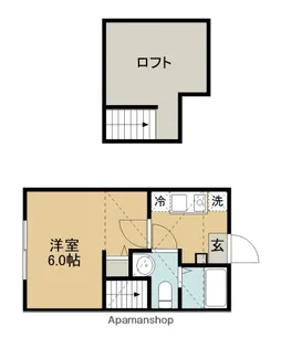 プラージュ【1階】の間取り