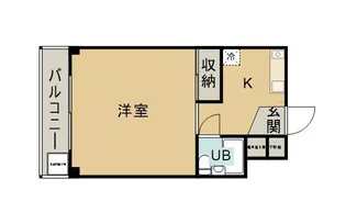 フォーラム共栄【5階】の間取り