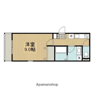 フルセイル矢部【2階】の間取り