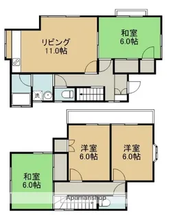佐藤邸貸家【1号室】の間取り