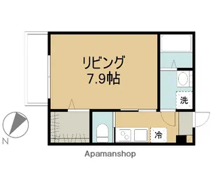 MELDIA原当麻Ⅱ【1階】の間取り