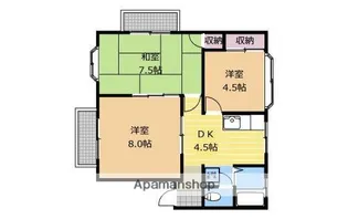 メゾンセラータ【201号室】の間取り