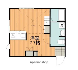 プリマドンナ淵野辺 弐番館【1階】の間取り