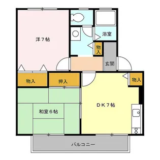 グレイスプラザ Ⅱ【2階】の間取り