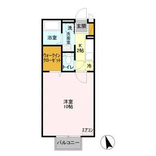 INFINITY【2階】の間取り