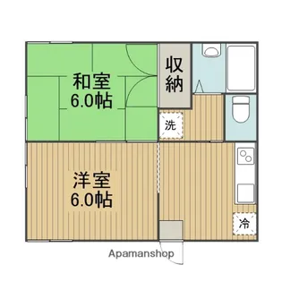 ルミエール井上【B-2号室】の間取り