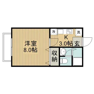 ラックスハイム鶴川台 I【2階】の間取り