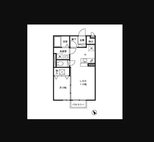 ラックスハイム鶴川台 I【1階】の間取り