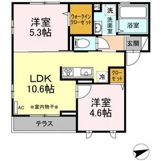 プランドールZ【1階】の間取り