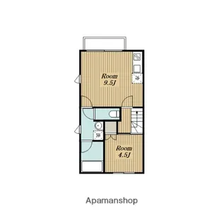 AURORA【1階】の間取り
