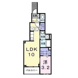 グラン・ハーモニー忠生公園【1階】の間取り