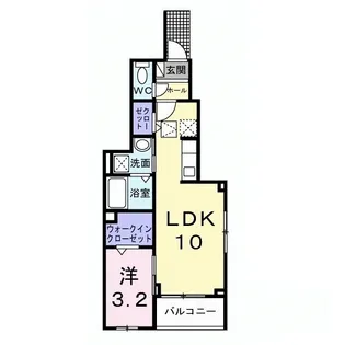 グラン・ハーモニー忠生公園【1階】の間取り