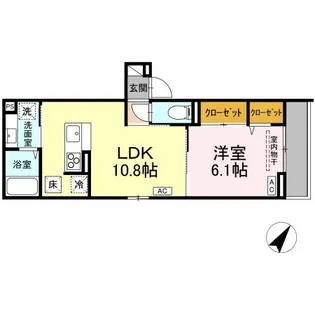 ASSETーCOURT中町【1階】の間取り