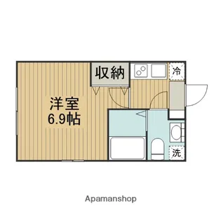 アザーレ・レーヴ淵野辺【1階】の間取り