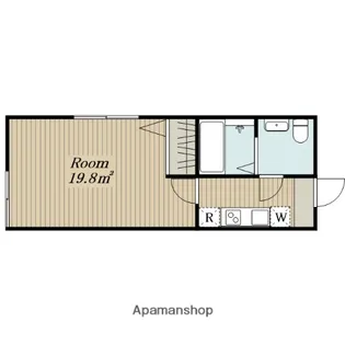 アザーレ・ソラ淵野辺【1階】の間取り