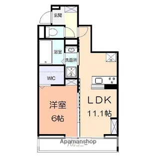サンパティーク矢部【3階】の間取り