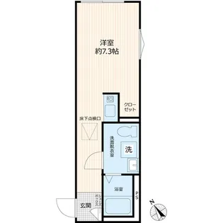 グラン橋本【1階】の間取り