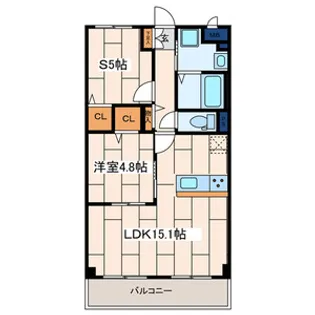 タウラス クレイン【3階】の間取り