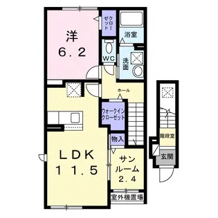ドミール トキワ【2階】の間取り