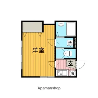 セゾン東林間【2階】の間取り