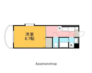 メゾンドブリック【1階】の間取り