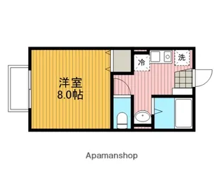 プリメールスタジオ【2階】の間取り