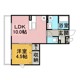 ル・ソレイユ【2階】の間取り