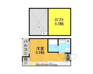 CAFE REST(カフェレスト)【1階】の間取り