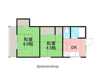 マキコーポ【2階】の間取り