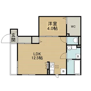 リヴェール【1階】の間取り