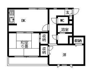 パラシオンM【1階】の間取り