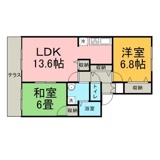 プレミール【1階】の間取り