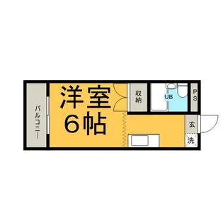 レオパレス陽光台【2階】の間取り