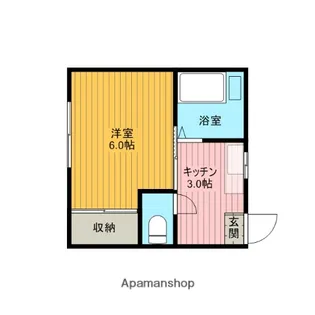 コーポ友【2階】の間取り