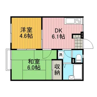 エステートピア原4【1階】の間取り