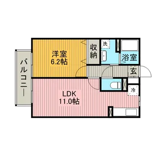 SAKULA【1階】の間取り