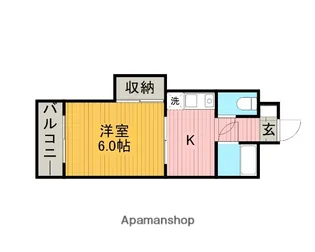 プラネット南橋本【205号室】の間取り