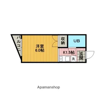 マンションF【2階】の間取り