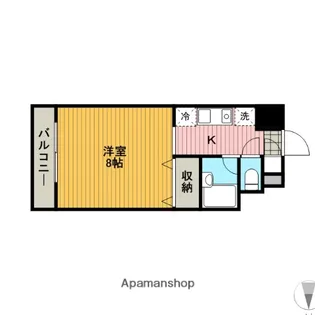 TOP矢部(分譲)【803号室】の間取り