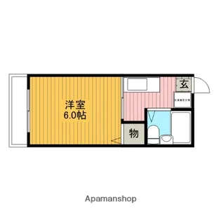 シティハイムアマデウス【2階】の間取り