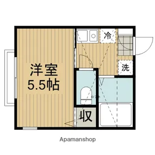 アネックス東林間【2階】の間取り