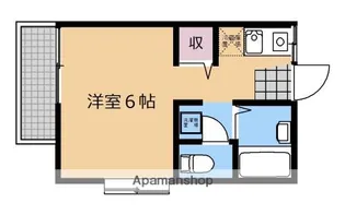 レジデンスAHK【201号室】の間取り