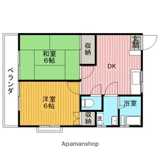 アベリアクレストA【2階】の間取り