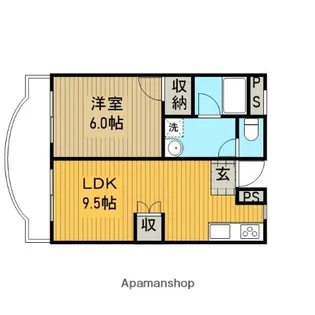 グリーンプラザ御園2【1階】の間取り