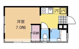 メイプル・ハウス【101号室】の間取り