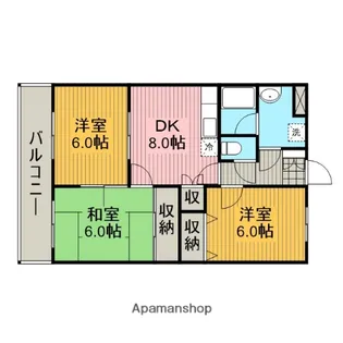 ハイムルミエール【3階】の間取り
