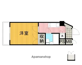 ベルローズタキモト【3階】の間取り