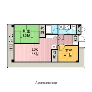 サンフィルトン【505号室】の間取り