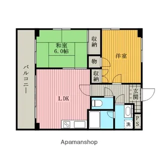 神奈川県座間市相模が丘2丁目【マンション】の間取り