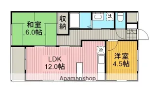ウェルストンハイツ【1階】の間取り